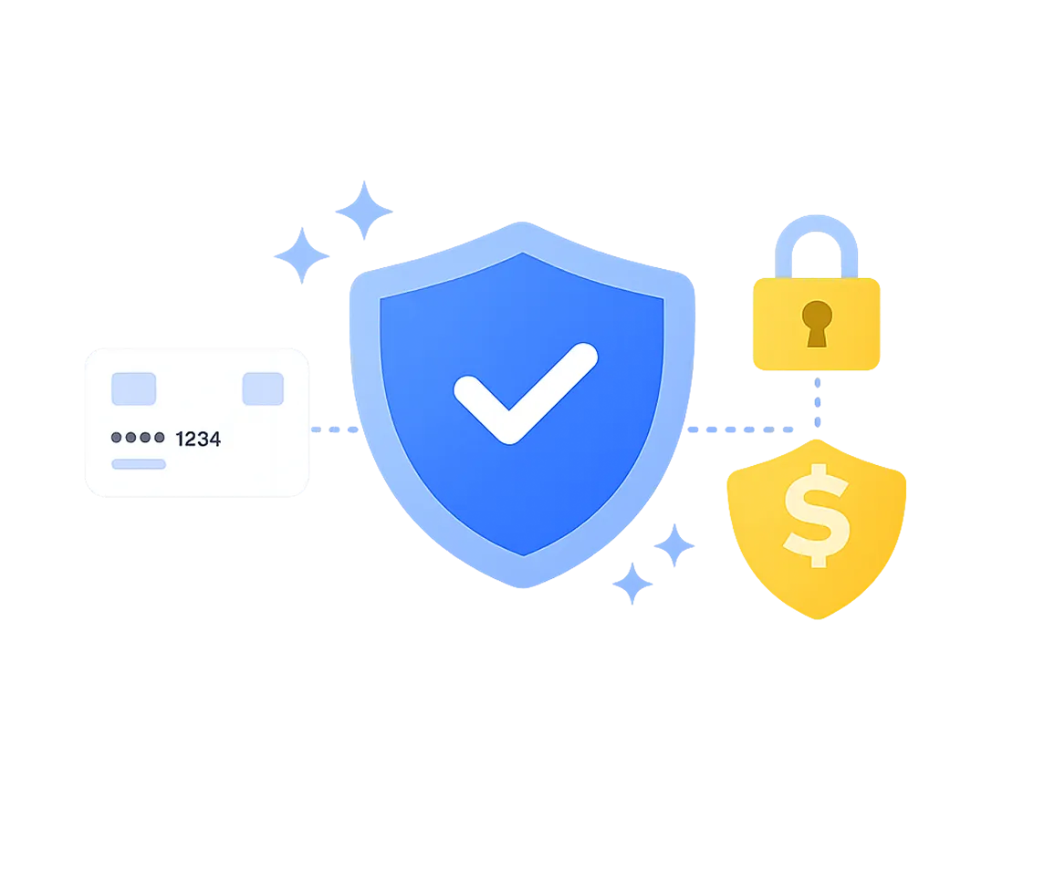 Secure payment gateway illustration