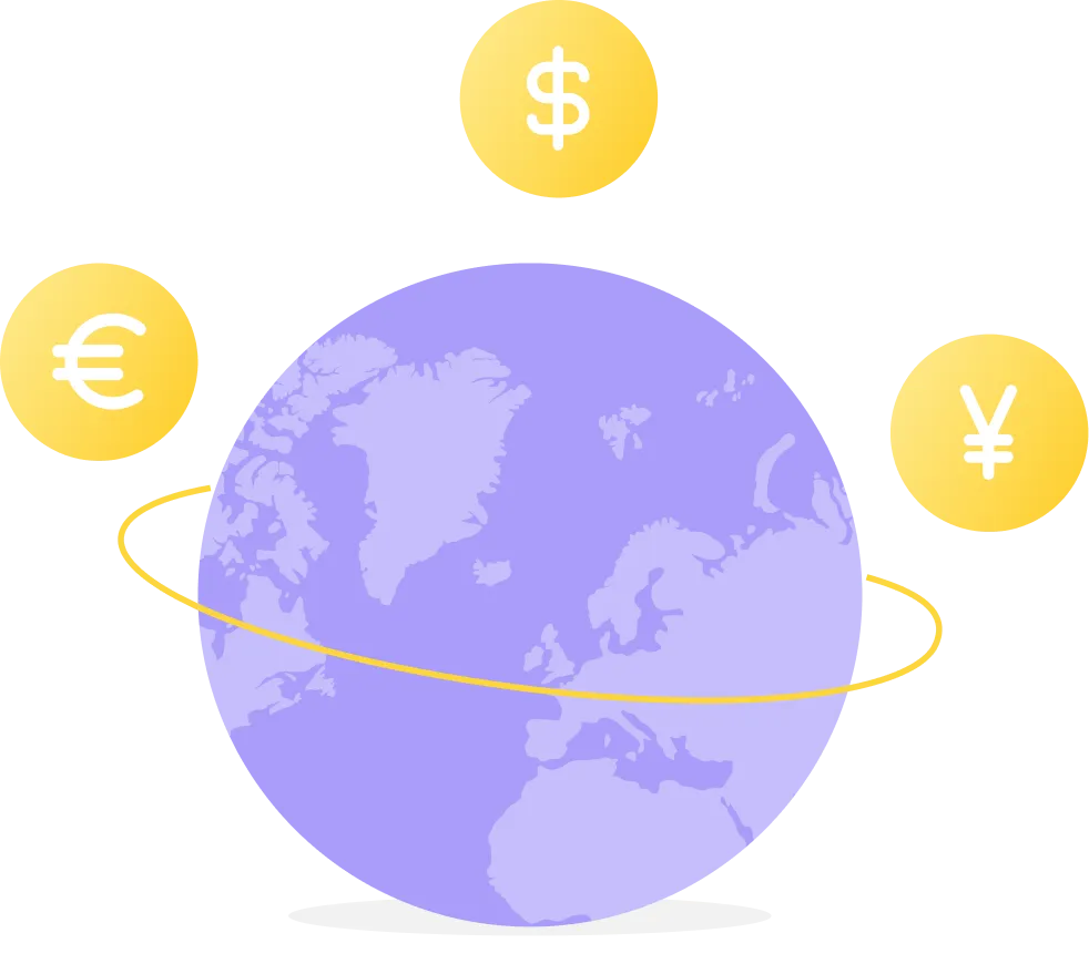 Worldwide payments and multi-currency support
