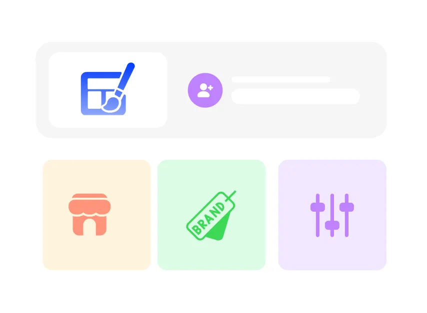 Store branding and appearance settings