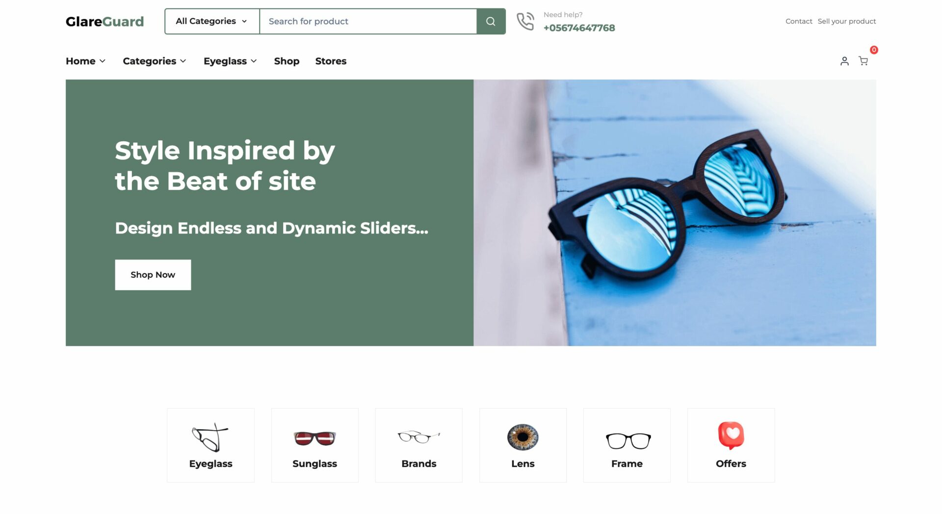 This is a screenshot of glareguard