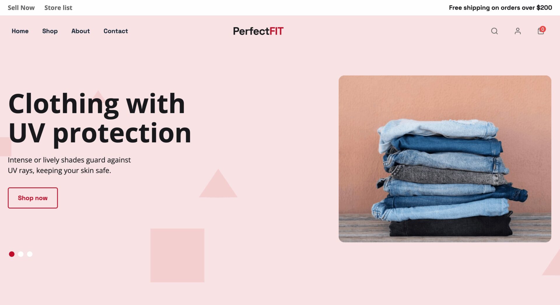 This is a screenshot of perfectfit