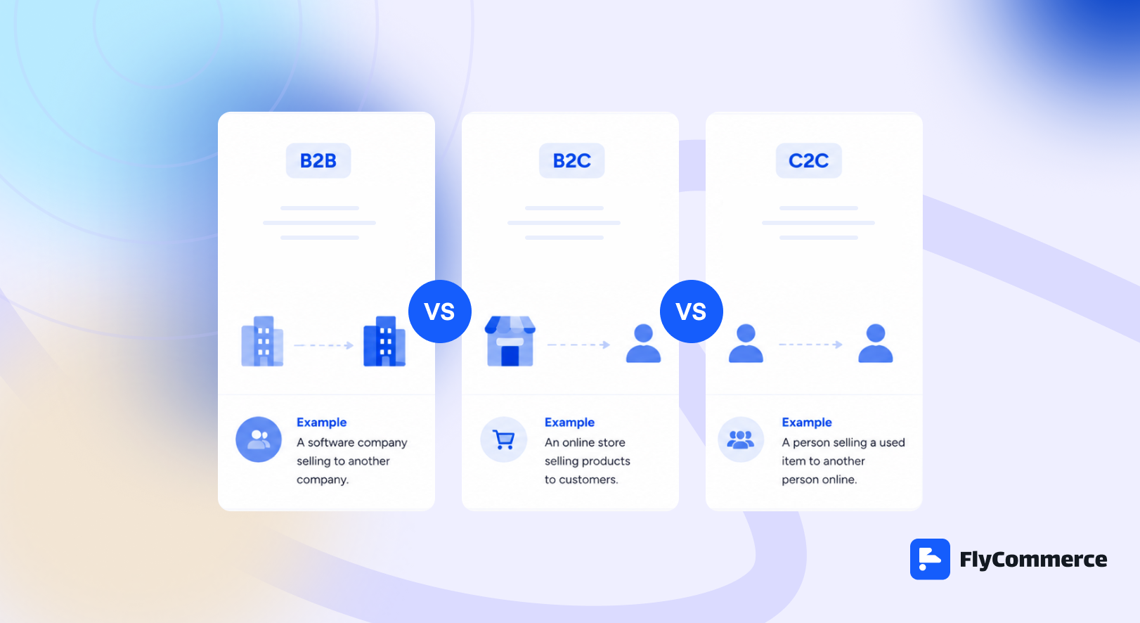 B2B vs B2C vs C2C business model